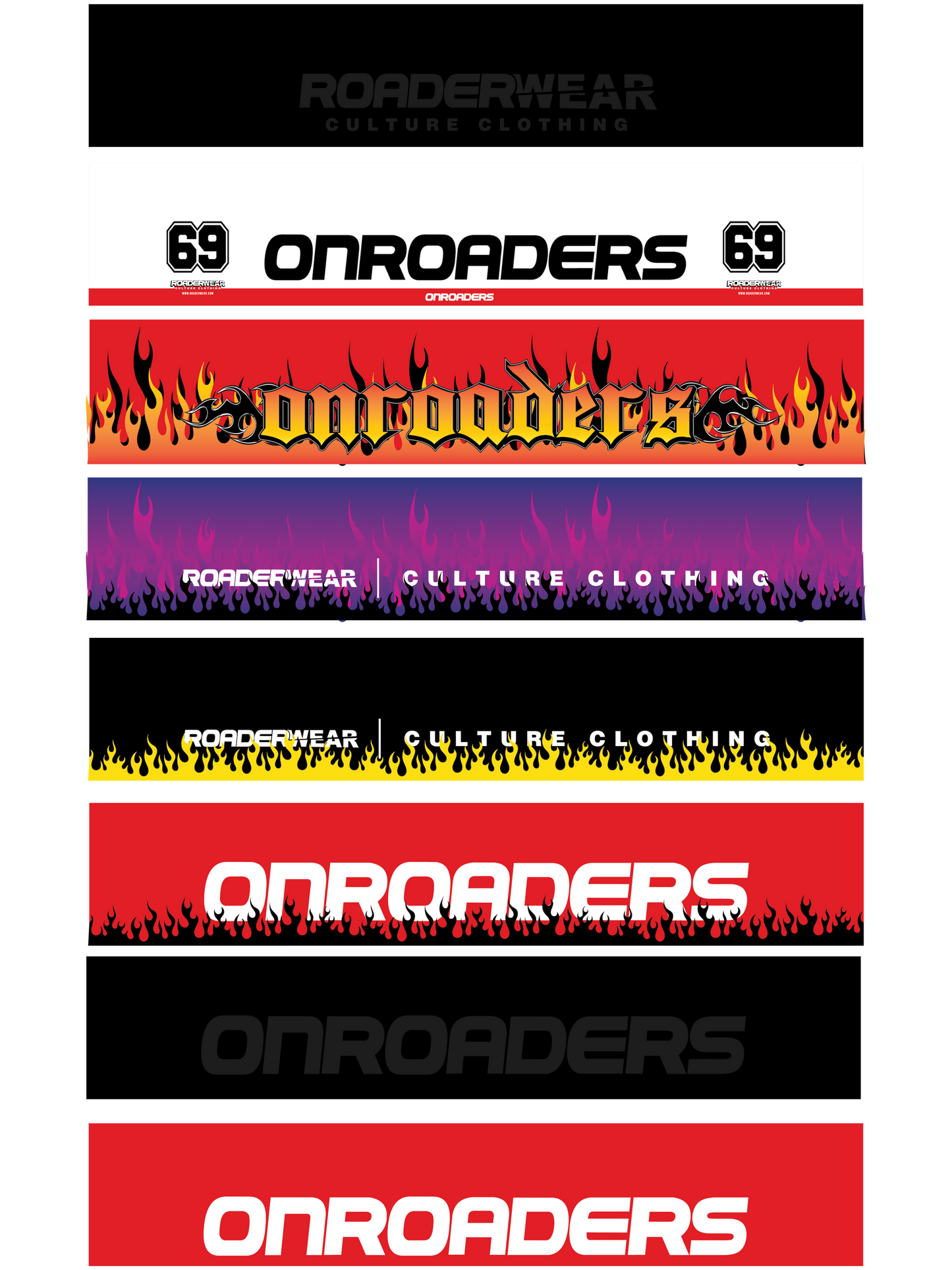 Window Streamers V2 Roaderwear Onroaders FCKSHTUP 2025