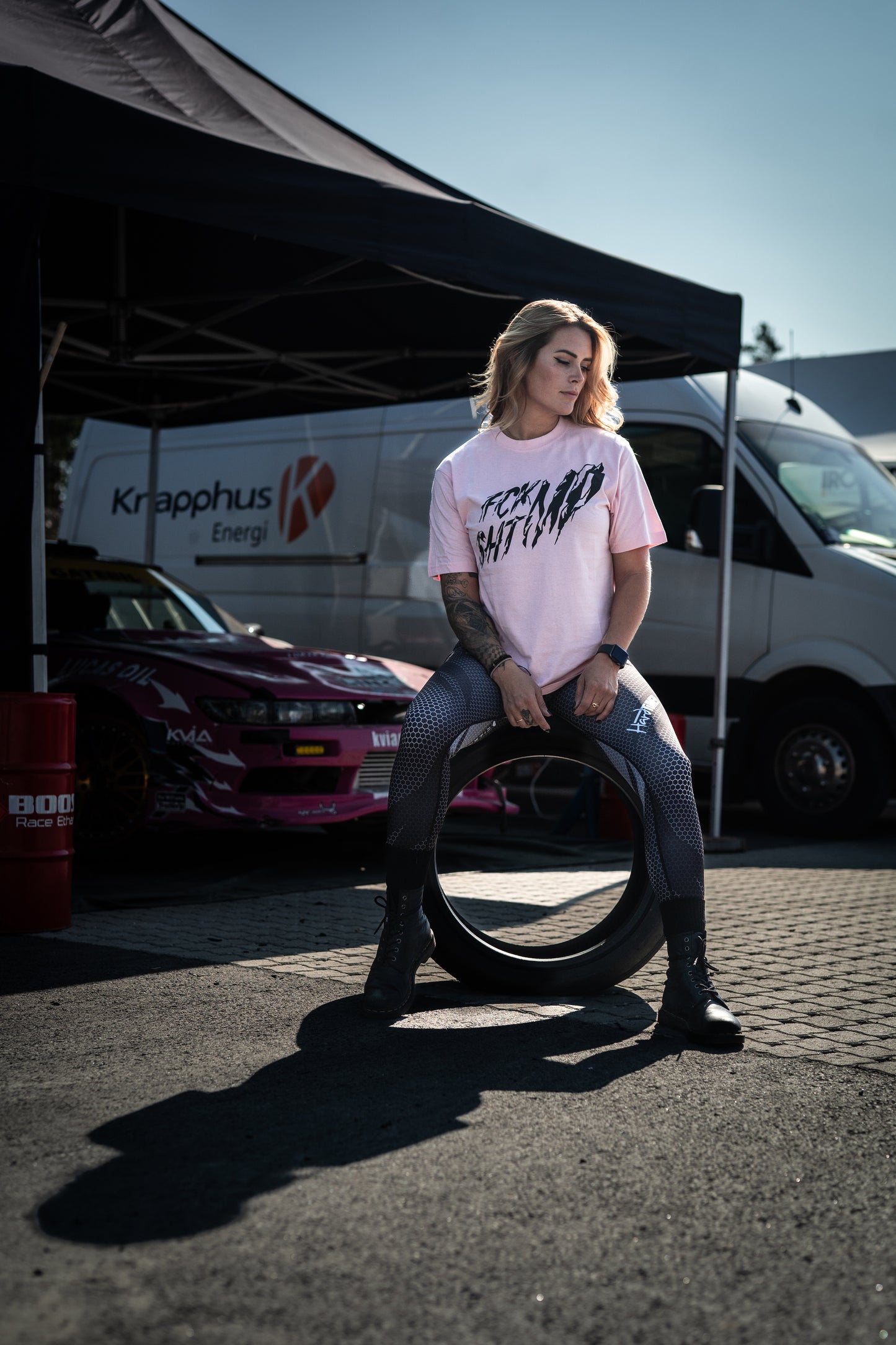 Roaderwear Fckshtup Pink Tee