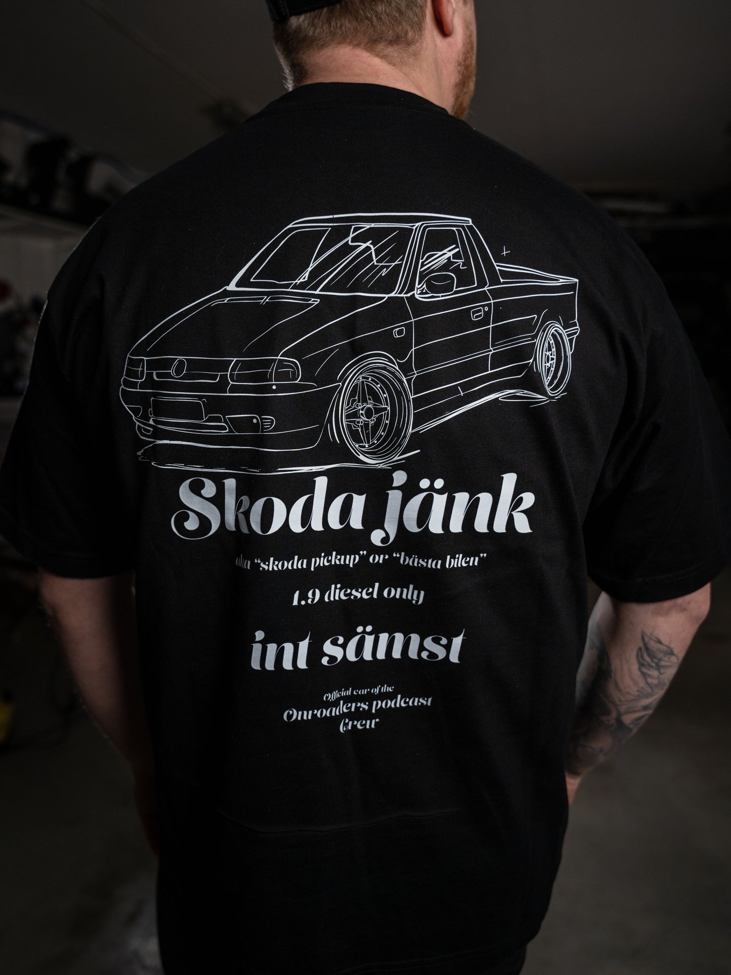 ONROADERS PODCAST SKODAJÄNK BLACK T-SHIRT
