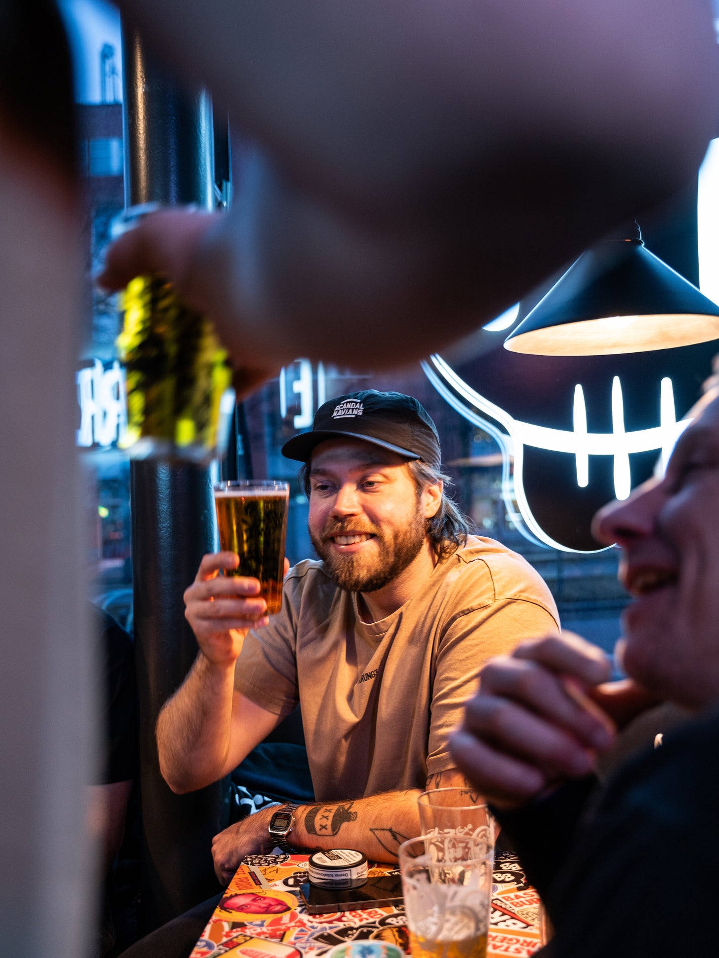 HÜRUNG3 Phesant Fight Oversized Tee