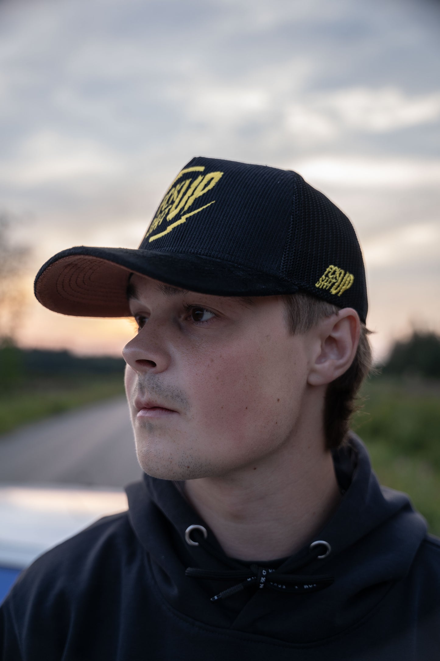 Roaderwear Snapback - The Fckshtup Yellow Logo