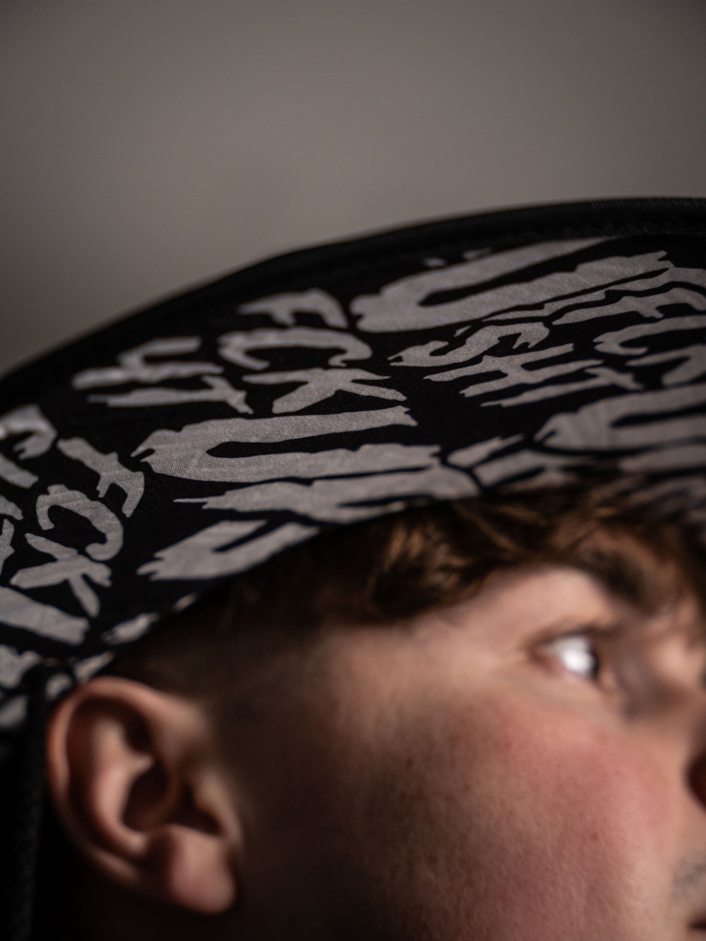 Roaderwear Black Strawhat / Stråhatt / Hatt with Fckshtup logo