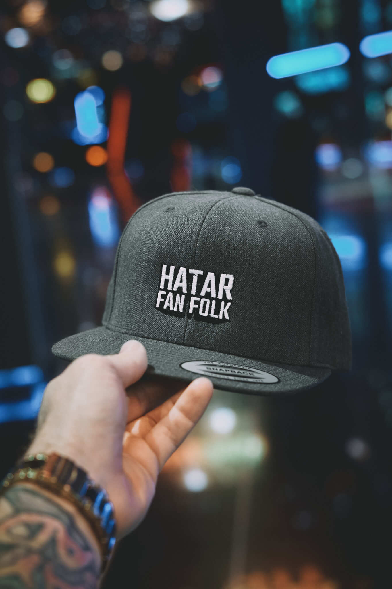 Roaderwear Grey Snapback - Hatar Fan Folk!