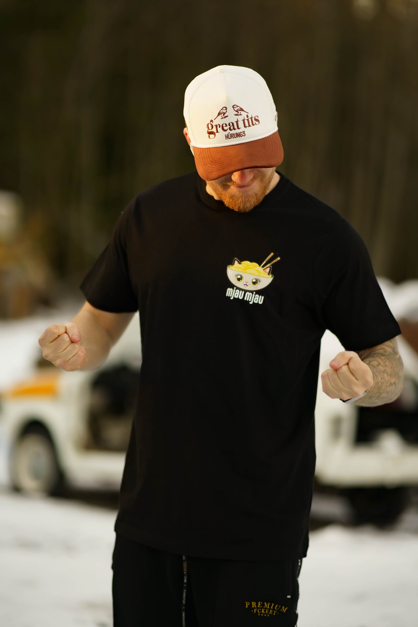 ONROADERS PODCAST MJAU MJAU T-SHIRT