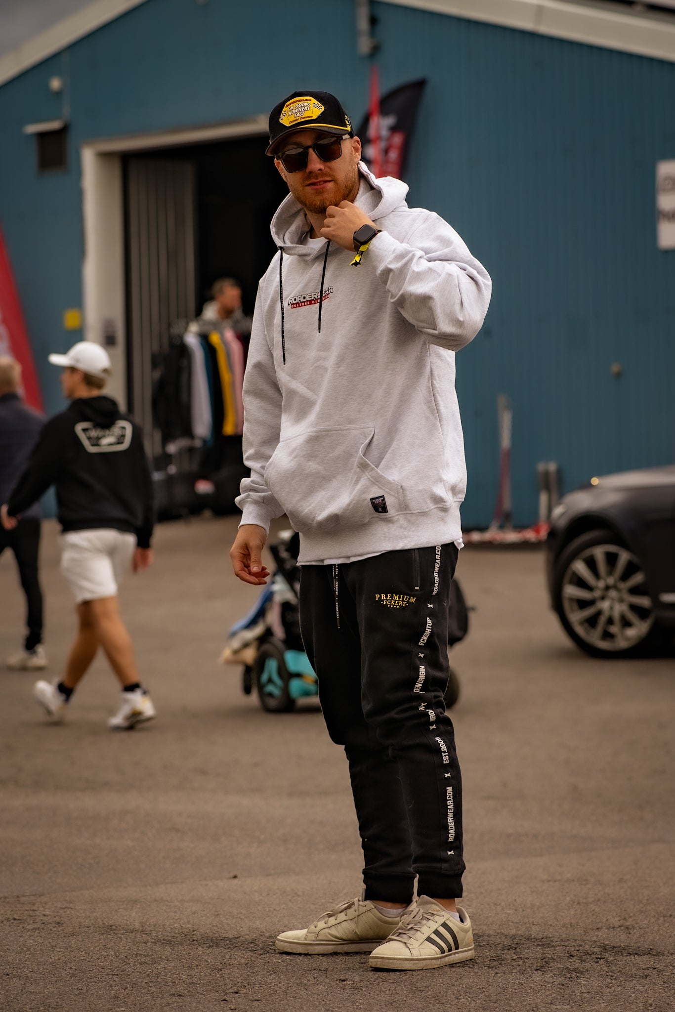 Roaderwear Hoodie The Megaluxe Design - Ash Color
