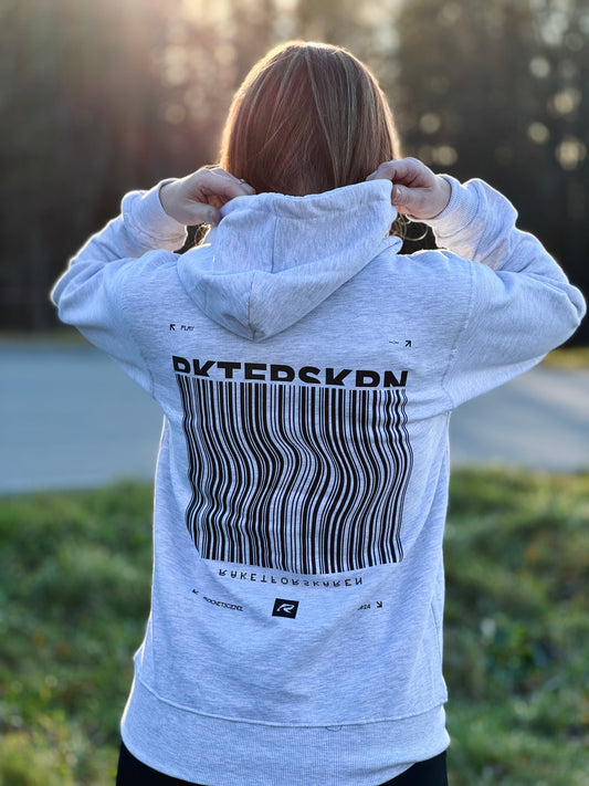 Raketforskaren - Tunga Stenar - Ljusgrå Hoodie