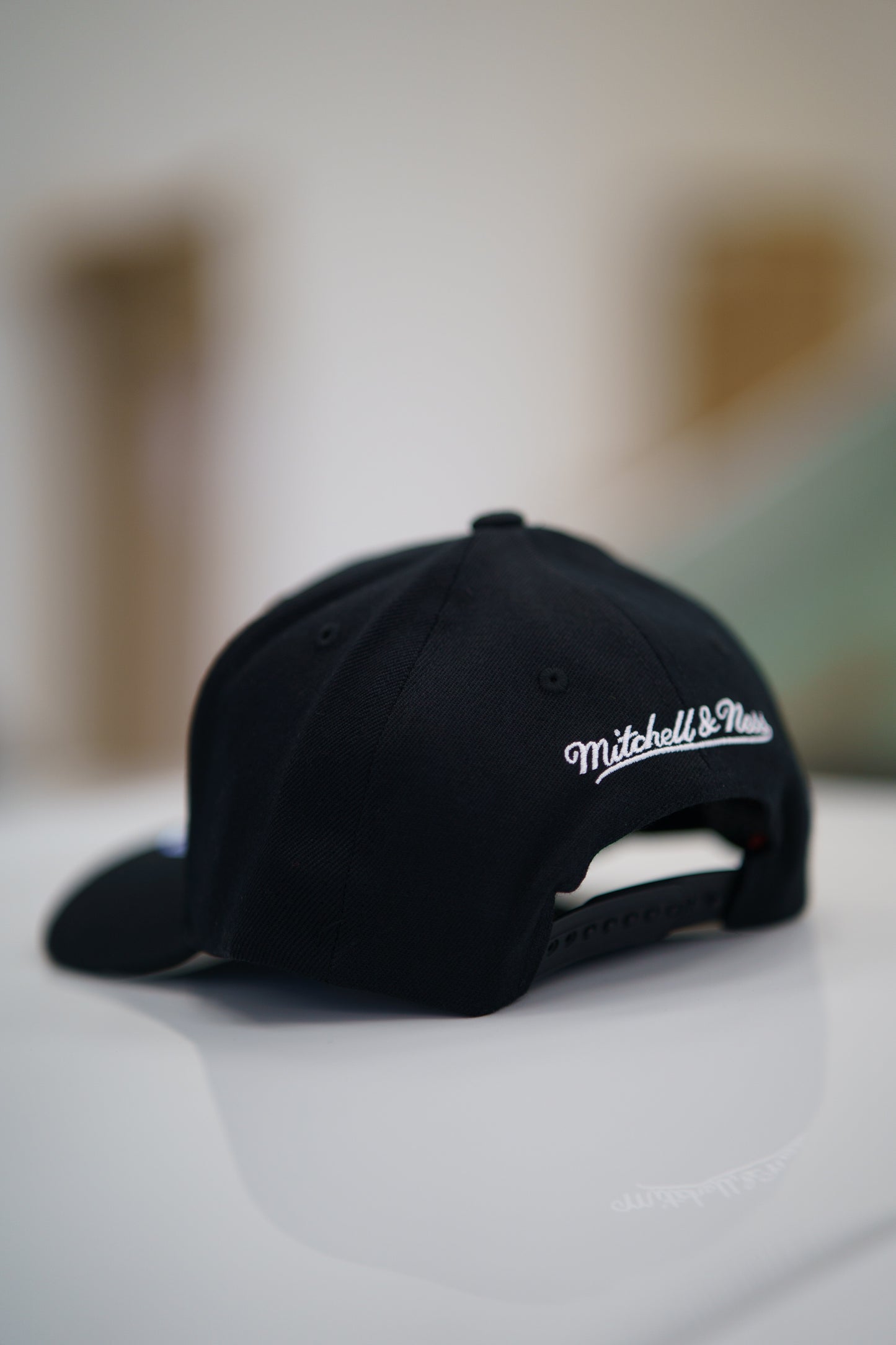 Mitchell & Ness Keps - Own Brand Pinscript Black/White Red Classic