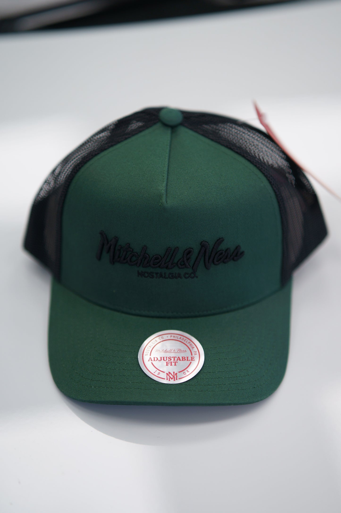 Mitchell & Ness Keps - Own Brand Pinscript Green/Black Trucker