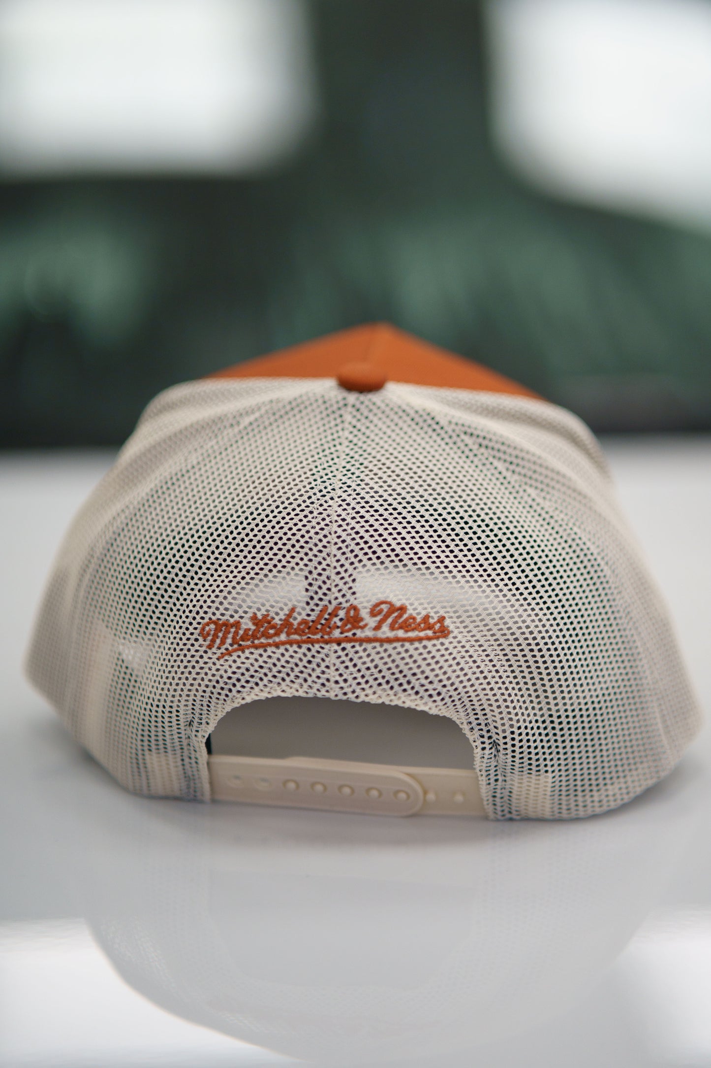 Mitchell & Ness Keps - Own Brand Orange / Navy Sporting Trucker - Patch