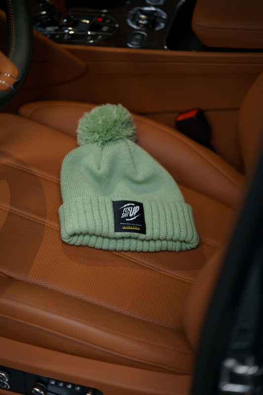 The Roaderwear Classic Beanie / Mössa med toffs - Grön/Scrubs