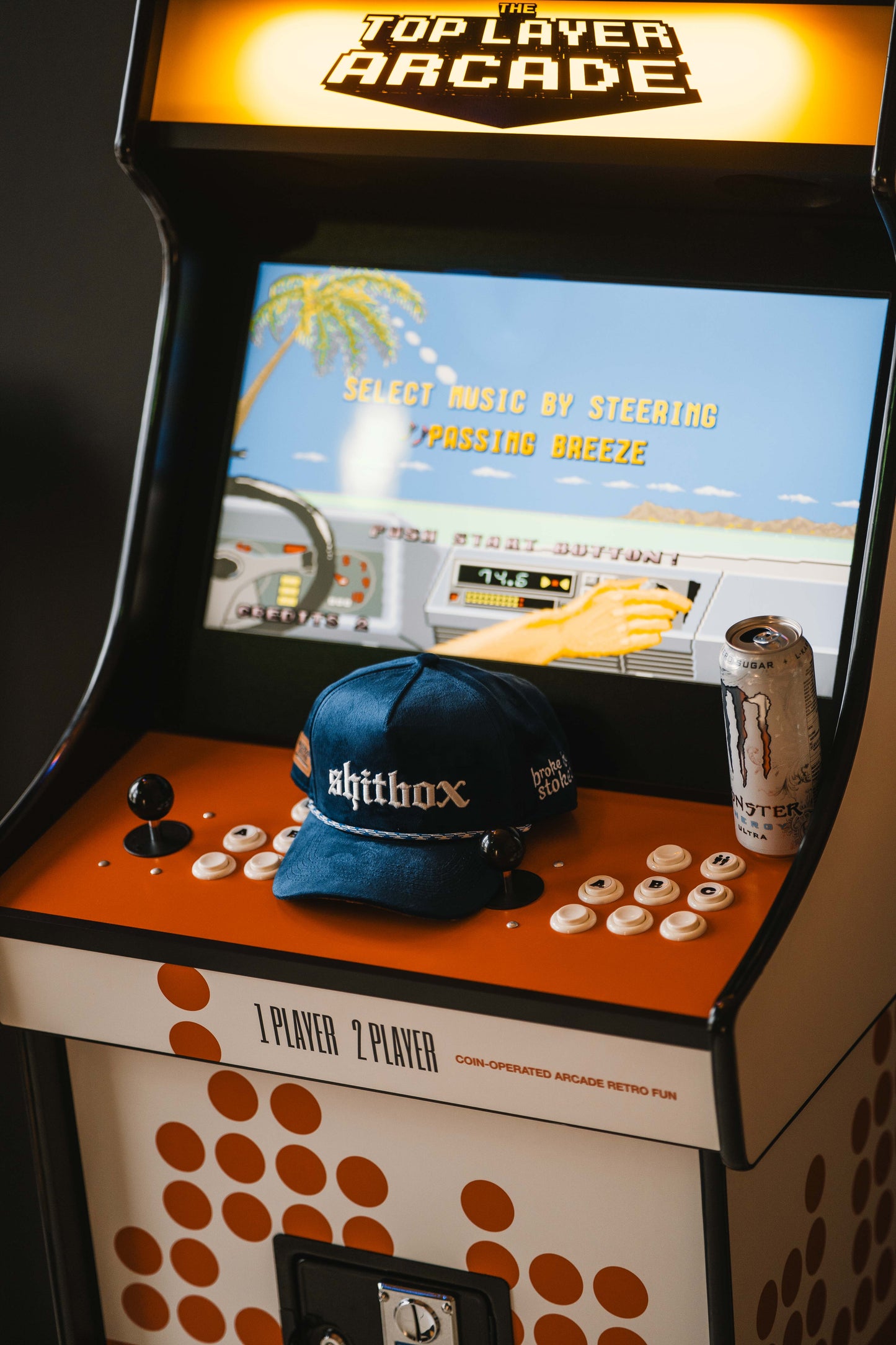 Roaderwear 5-panel keps â Shitbox Midnight Drift (Navy/White Rope)