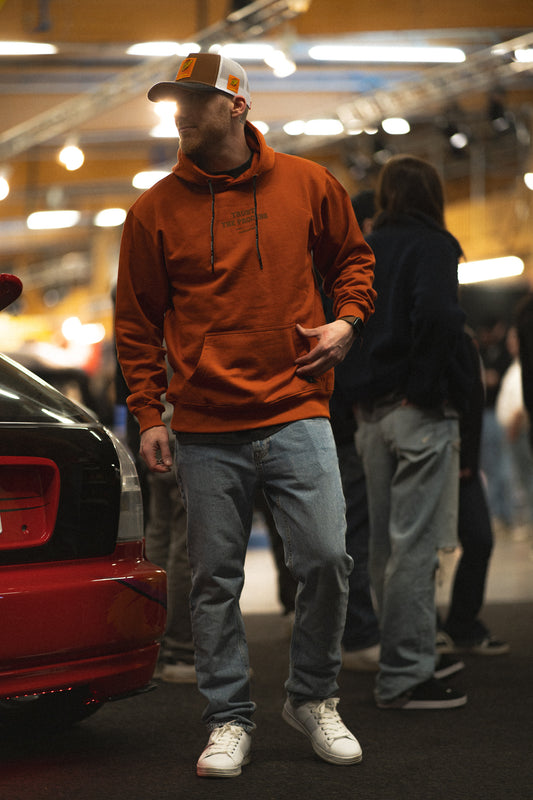 The Trust The Process Hoodie - Amber / Orange