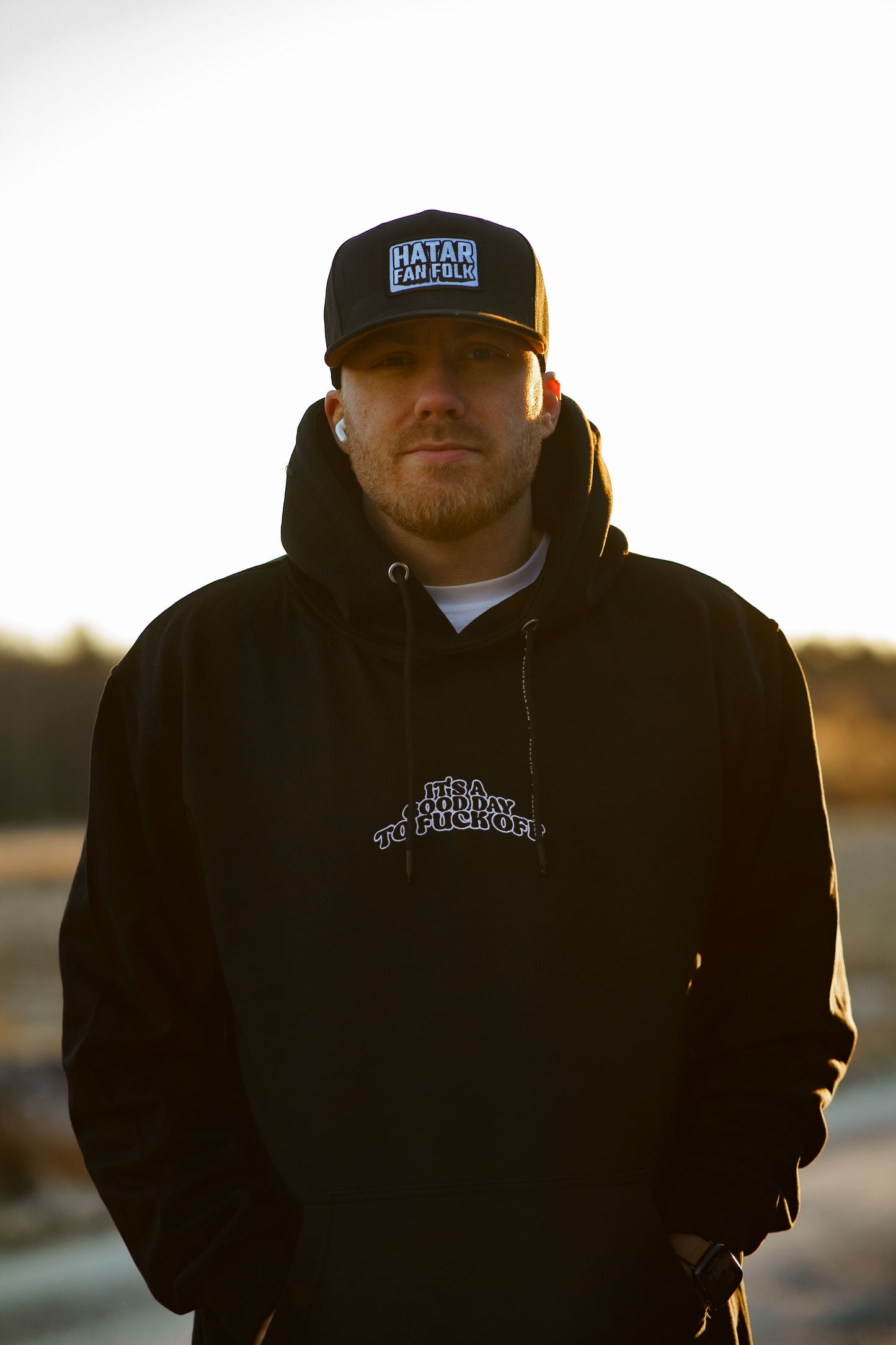 Its a Good Day to F*ck off! Hoodie - Black / Svart