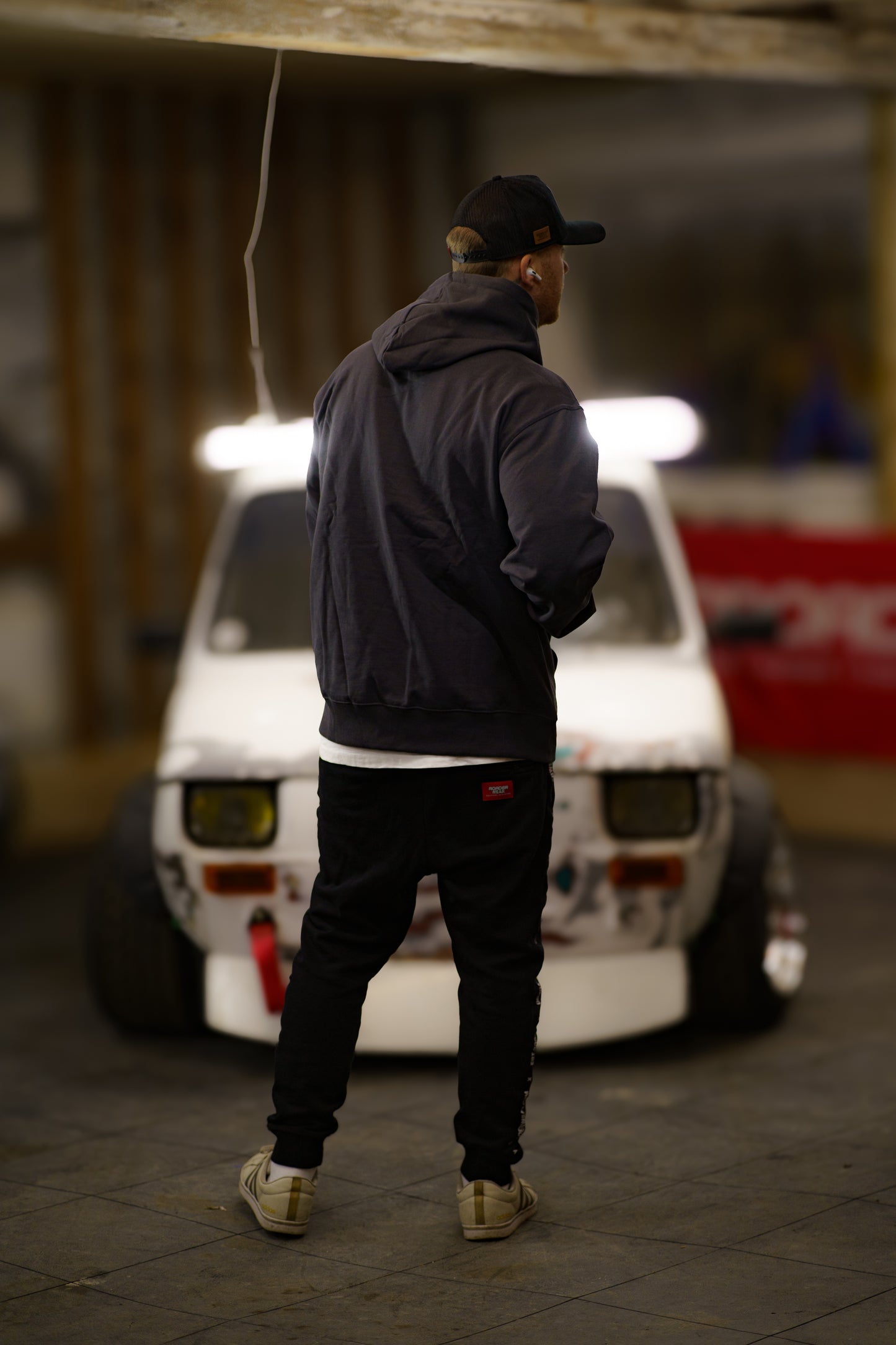 Hoodie Trust The Process - Dark Grey Color