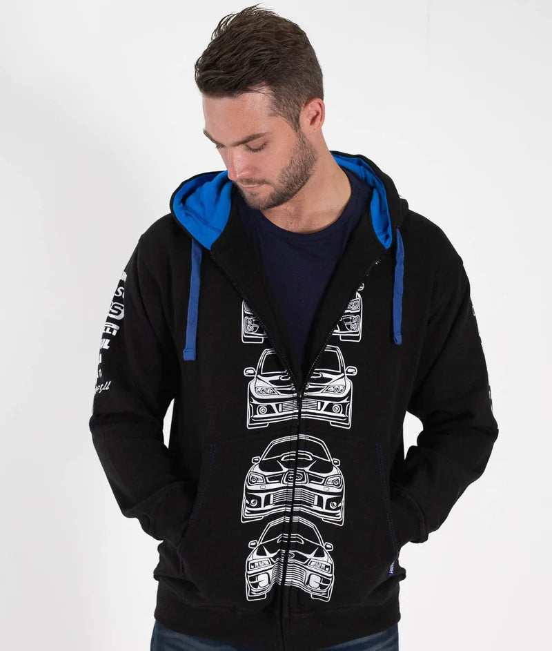 HARDTUNED Subaru WRX STi ZIP Hoodie Roaderwear
