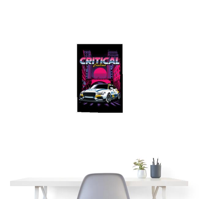 Criticals Widebody Poster 70X50CM