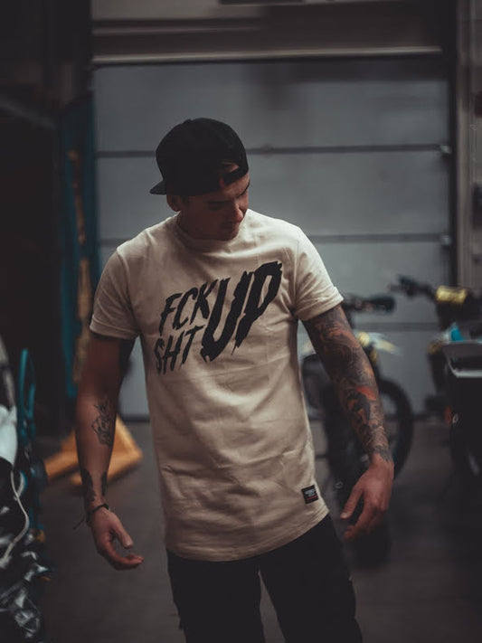 Roaderwear Fckshtup Beige Long Tee
