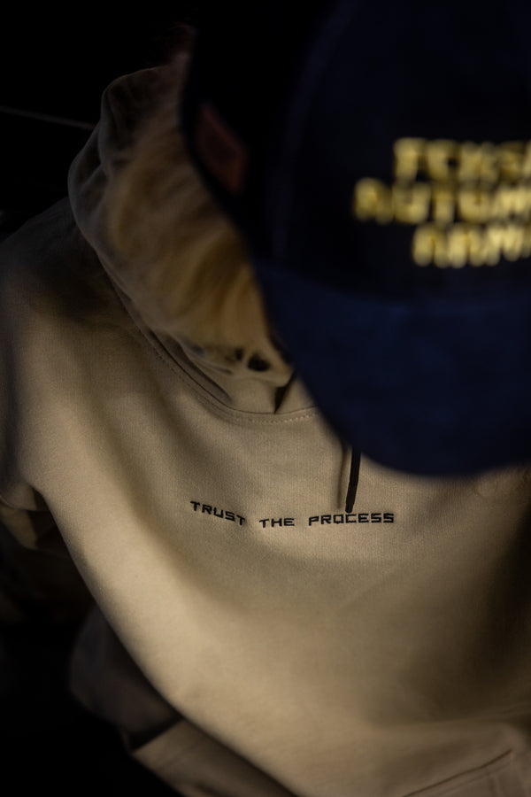 Hoodie Trust The Process - Sand Color