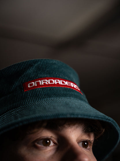 Onroaders Green Bucket Hat Bar Logo