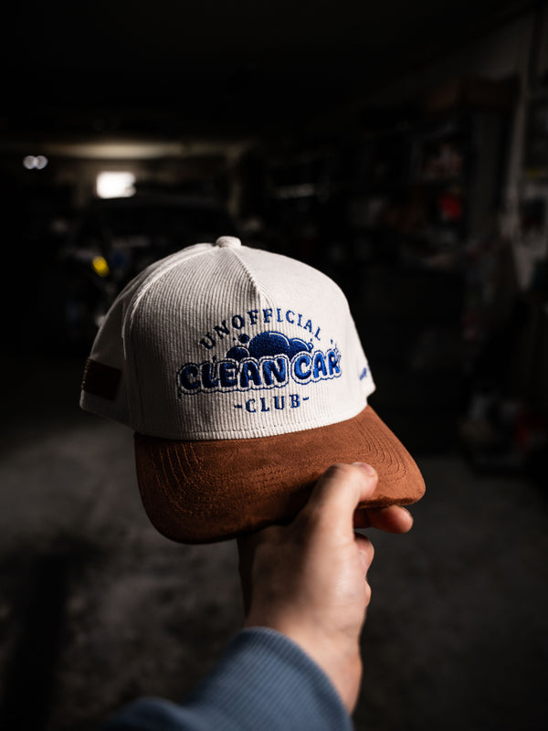 White Snapback Manchester Cap Unofficial Clean Car Club