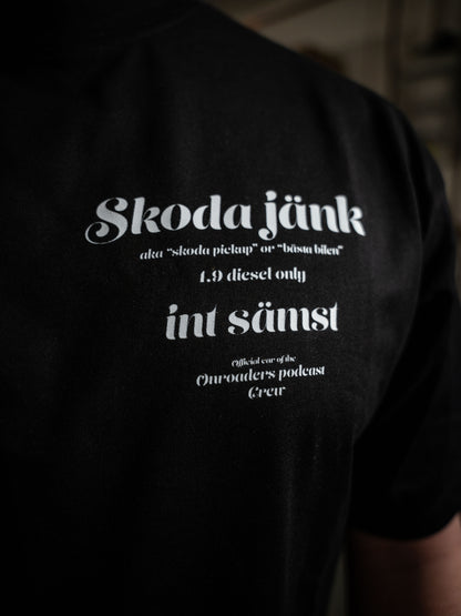 ONROADERS PODCAST SKODAJÄNK BLACK T-SHIRT