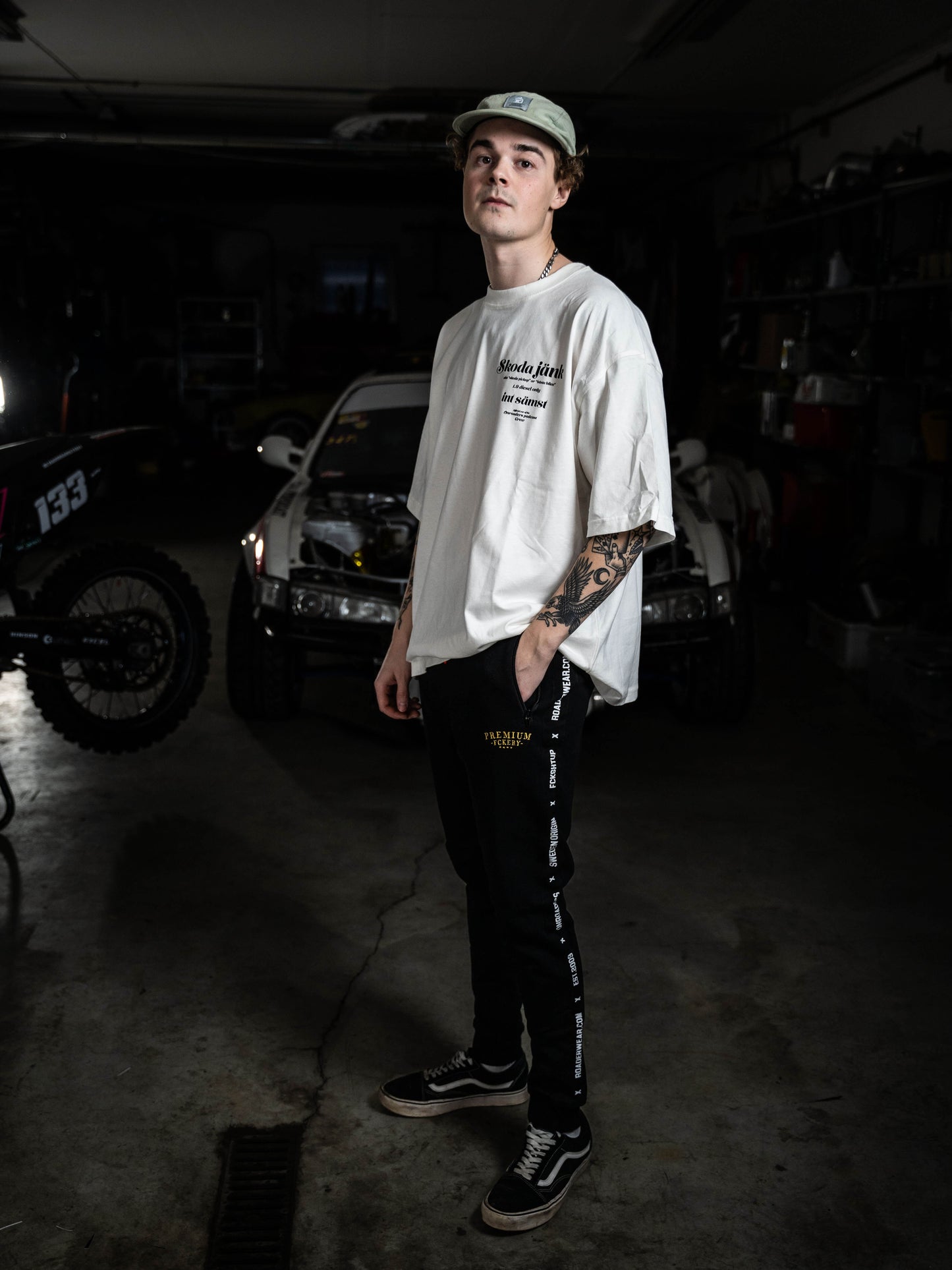 Premium Fckery Sweatpants with Premium Fckery Embroidery