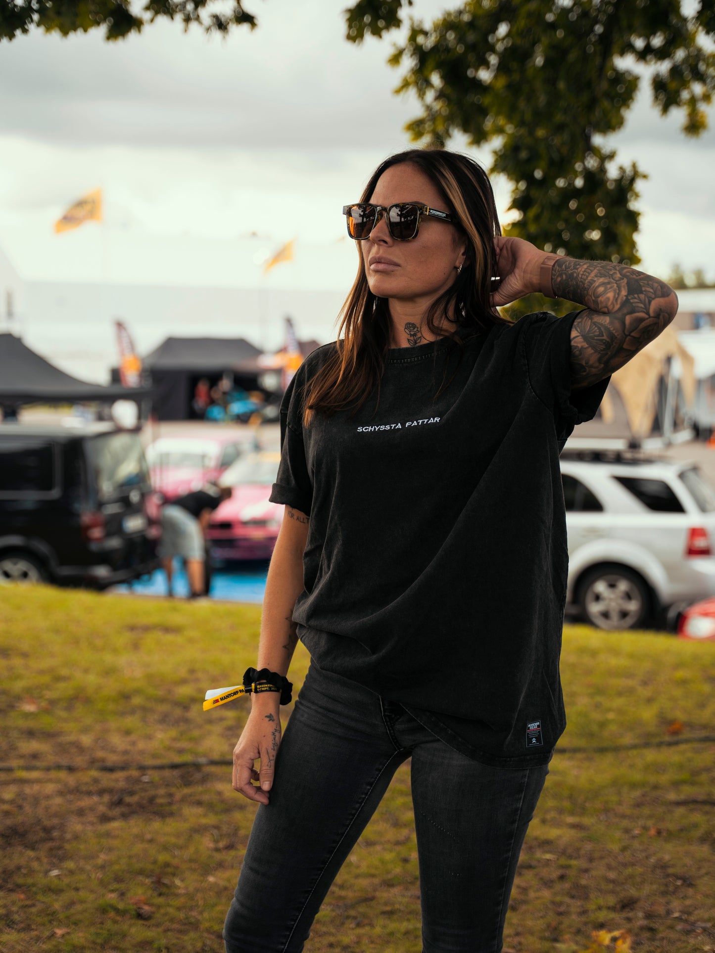 The Premium Limited Schyssta Pattar T-Shirt Acid Wash