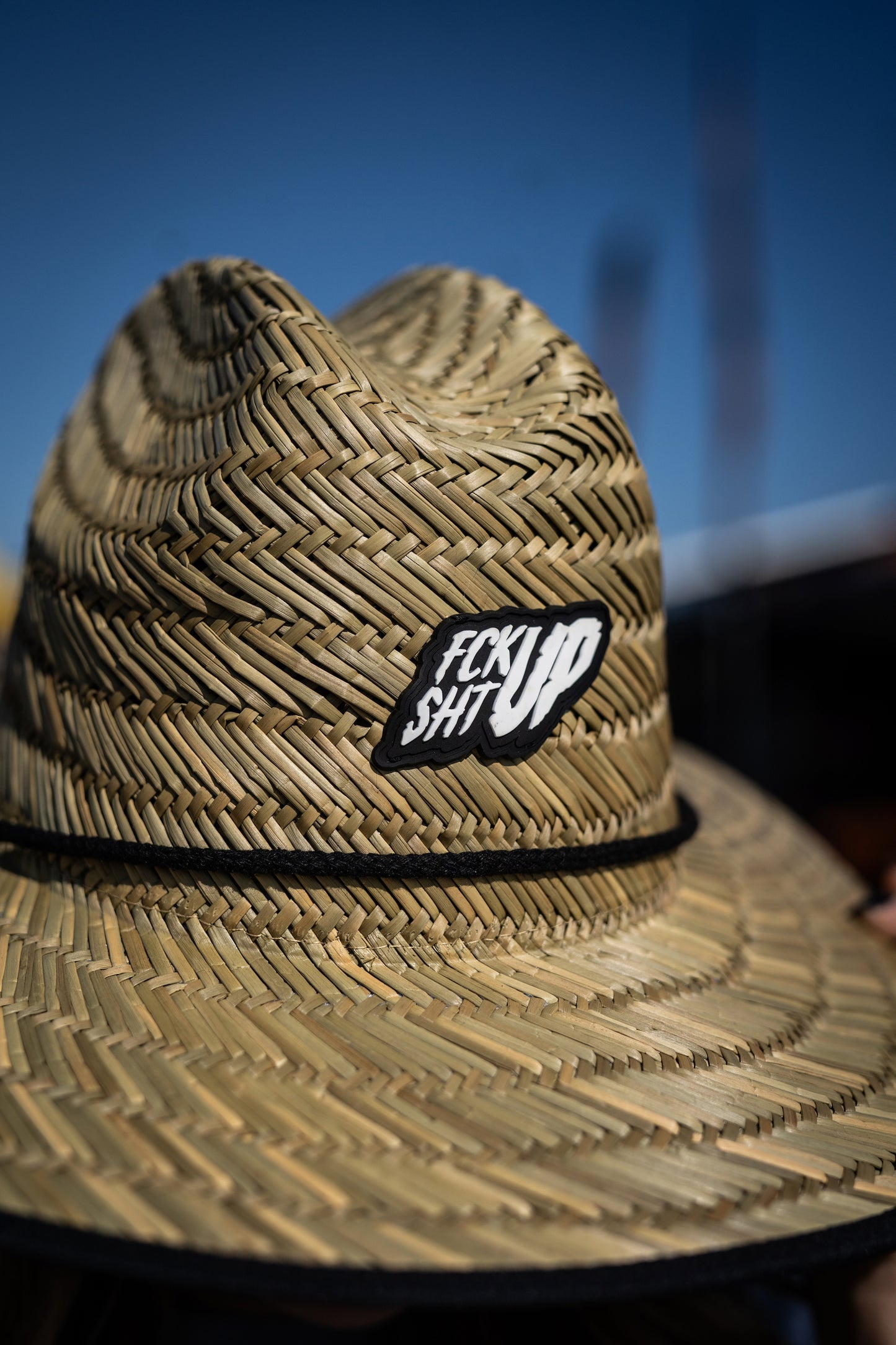 Roaderwear Strawhat / Stråhatt / Hatt with Fckshtup logo