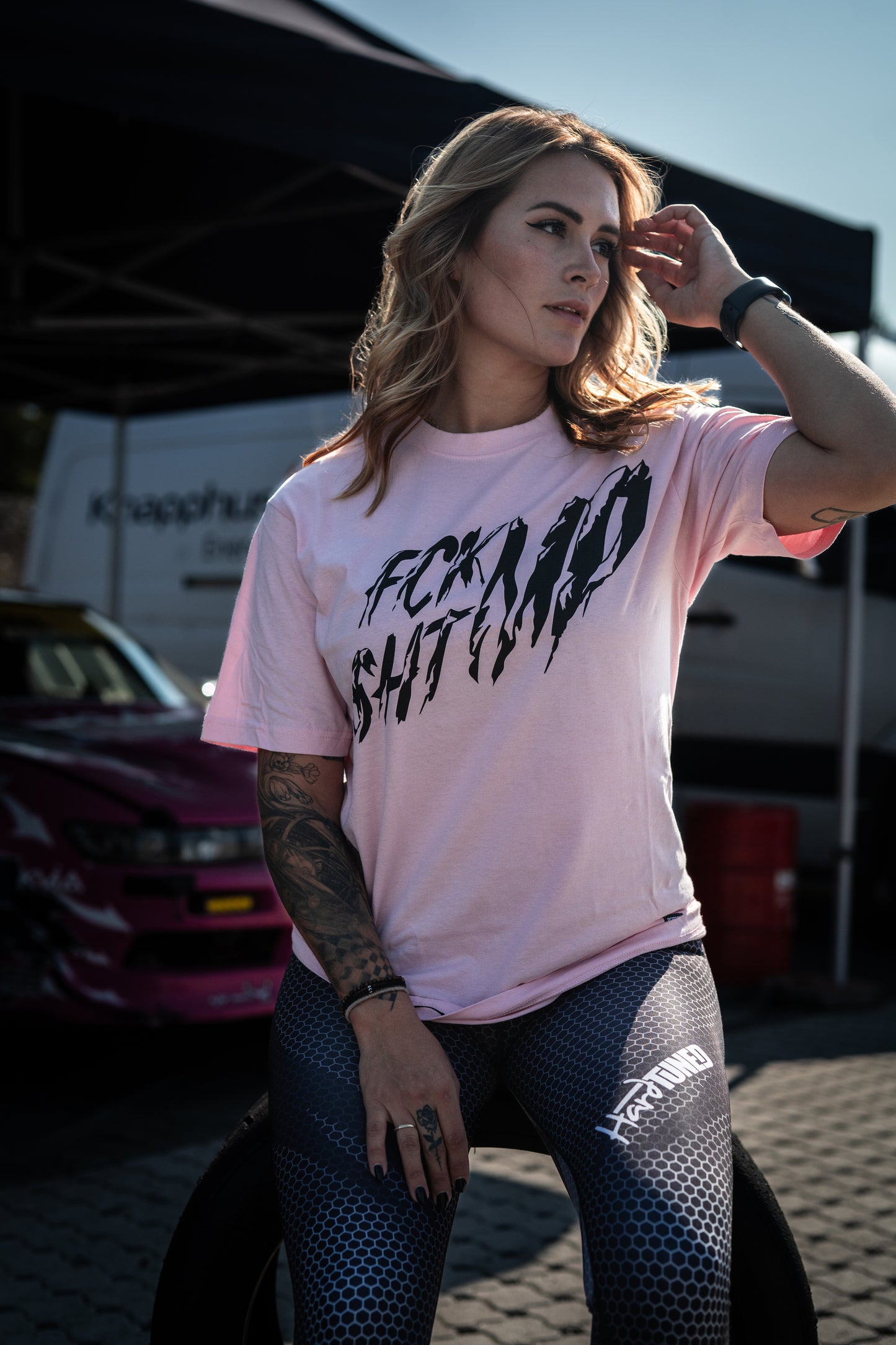 Roaderwear Fckshtup Pink Tee