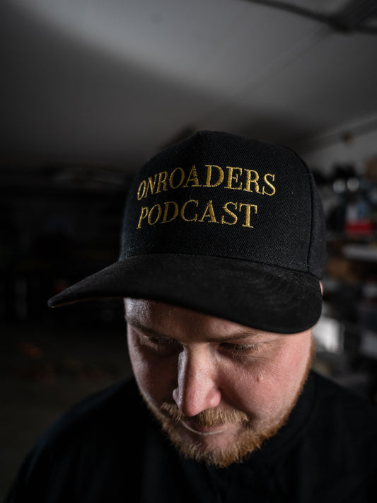 Onroaders Podcast MegaLimited Golden Baseball Cap