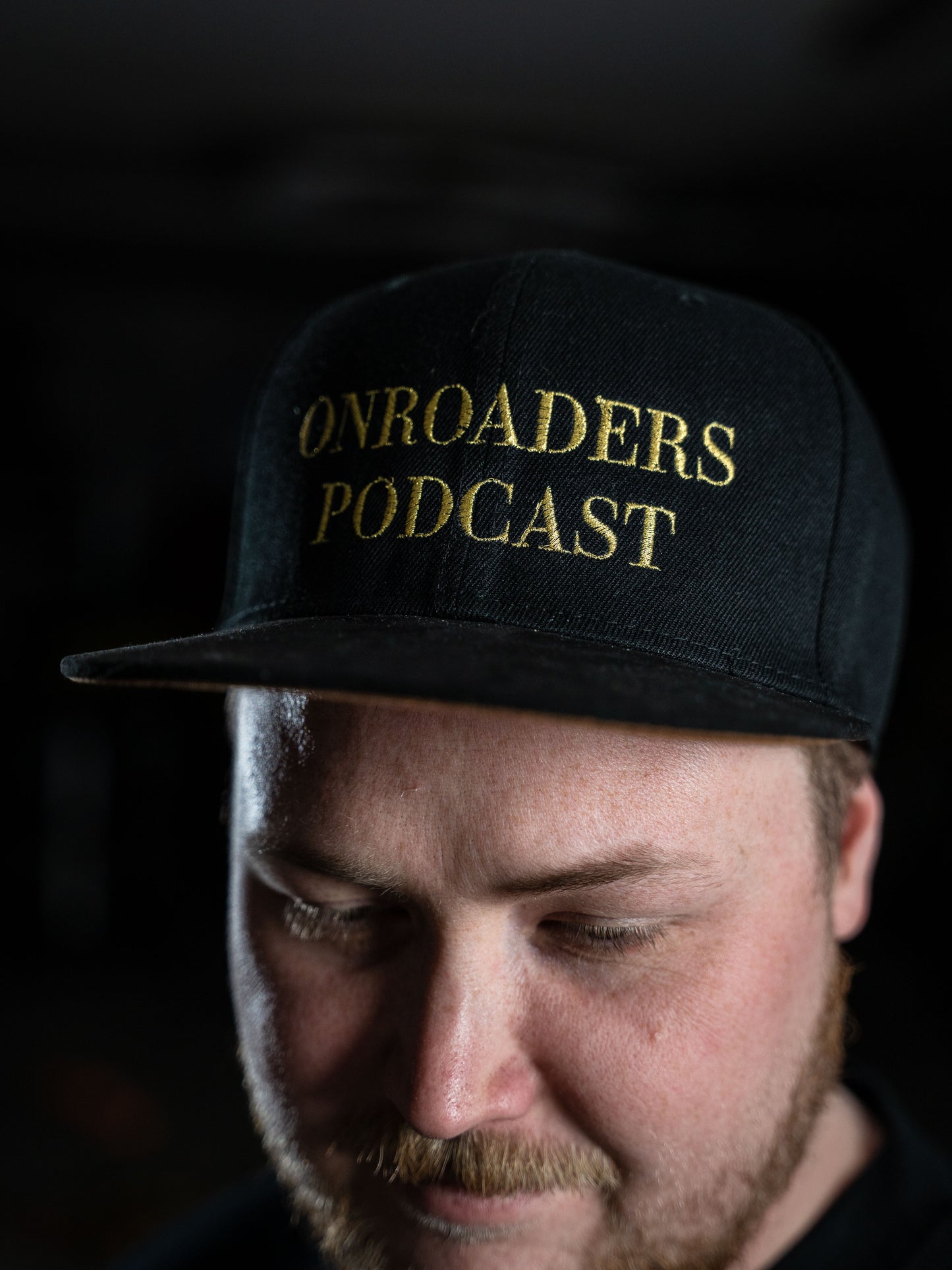 Onroaders Podcast MegaLimited Golden Snapback Cap