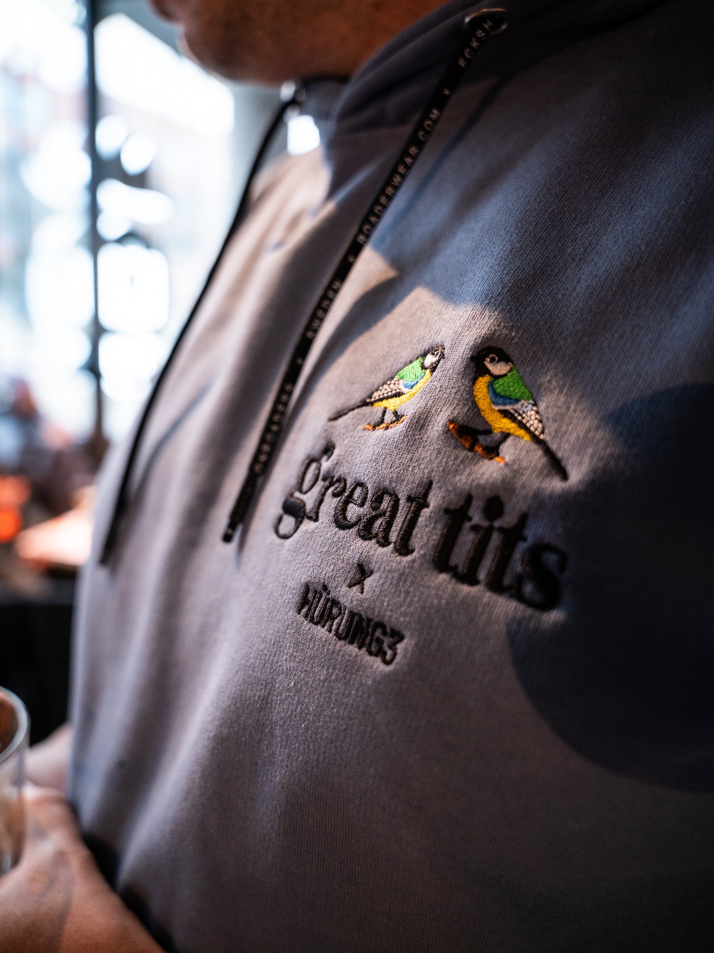 HÜRUNG3 Signatur Great Tits Hoodie