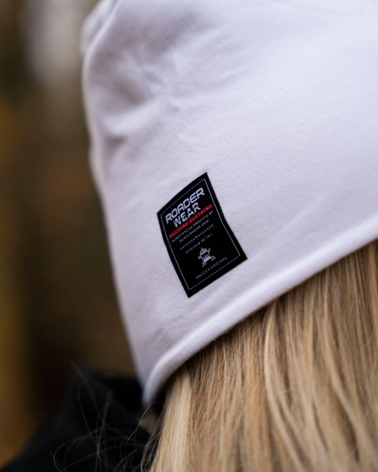 Roaderwear Thin White Beanie – Tunn mössa / arbetsmössa