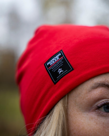Roaderwear Thin Red Beanie – Tunn mössa / arbetsmössa