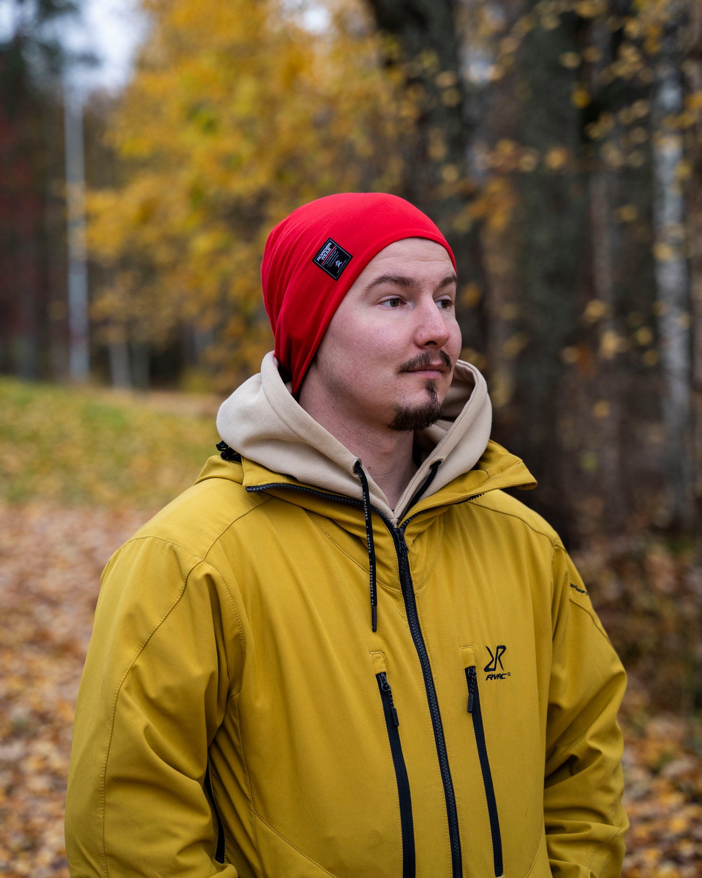 Roaderwear Thin Red Beanie – Tunn mössa / arbetsmössa