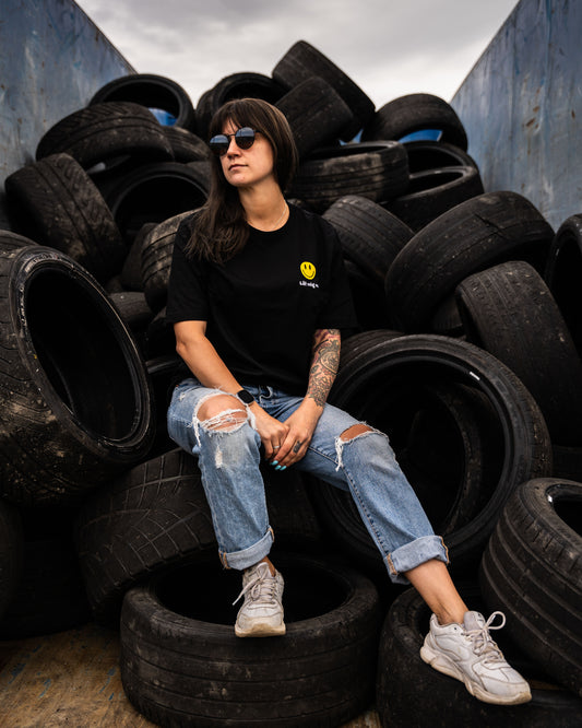 Låt Mig Va! - Roaderwear T-shirt Long Fit - Svart