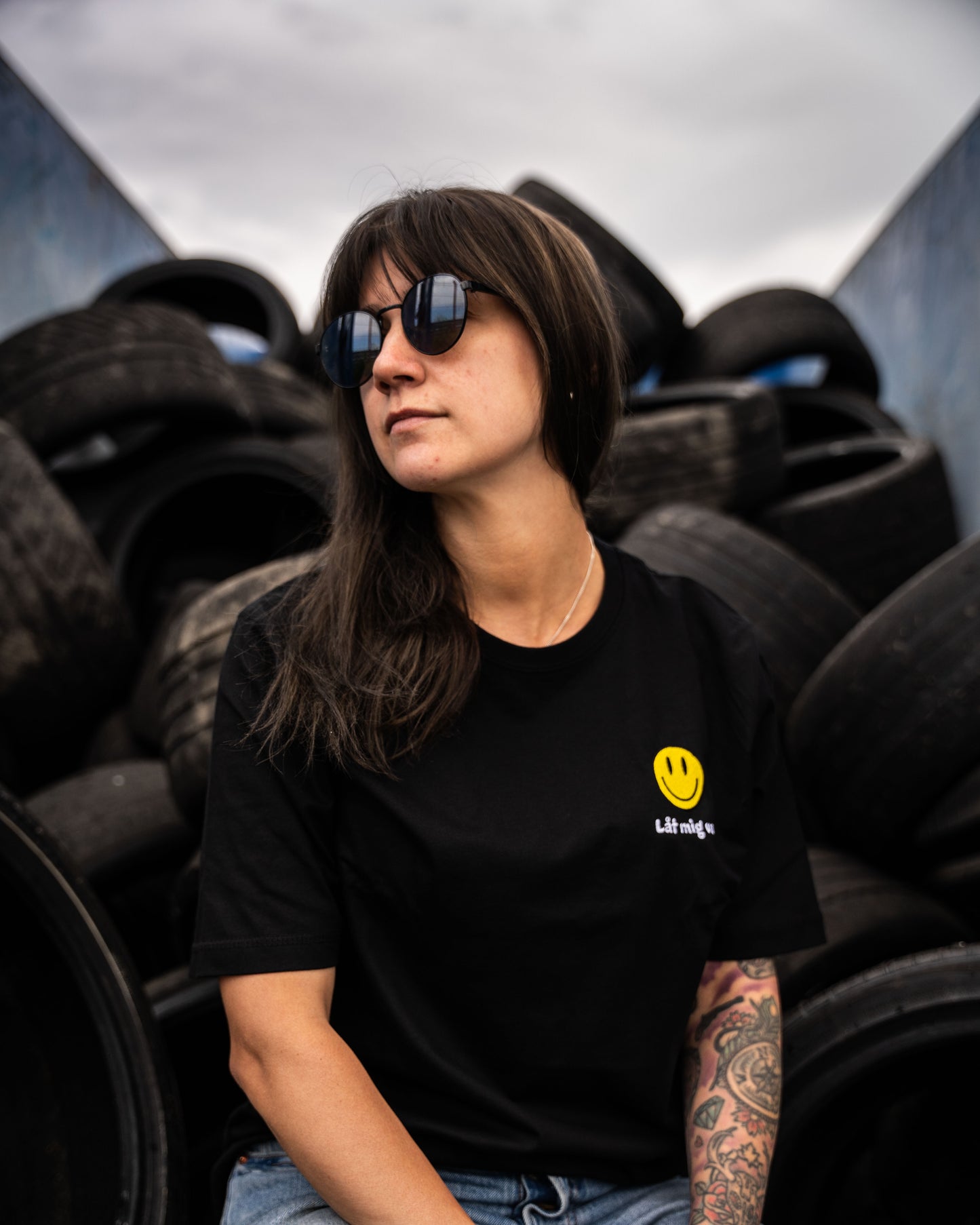 Låt Mig Va! - Roaderwear T-shirt Long Fit - Svart