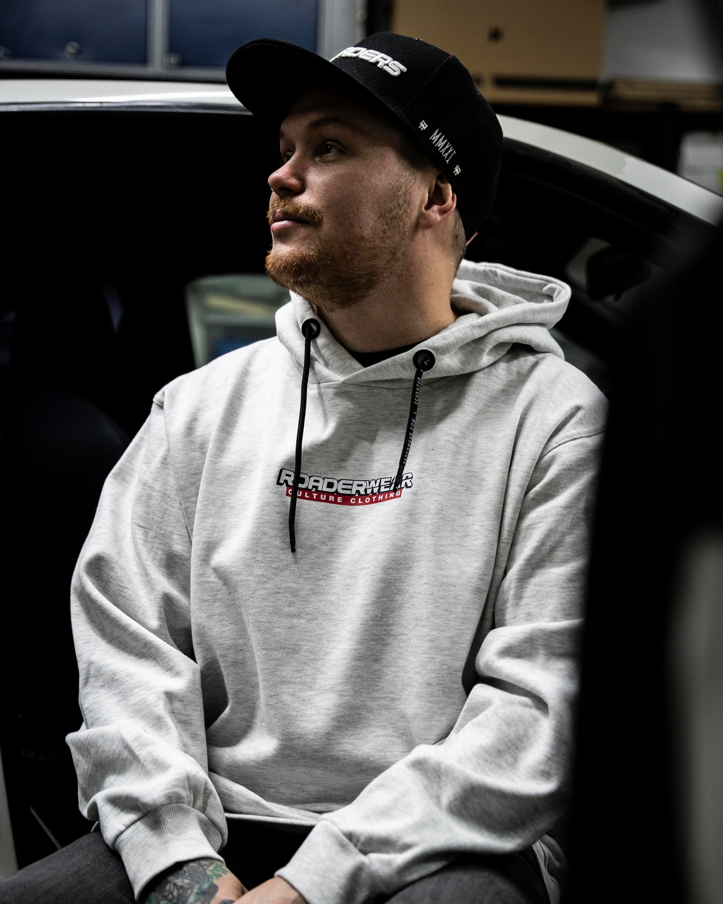 Roaderwear Hoodie The Megaluxe Design - Ash Color