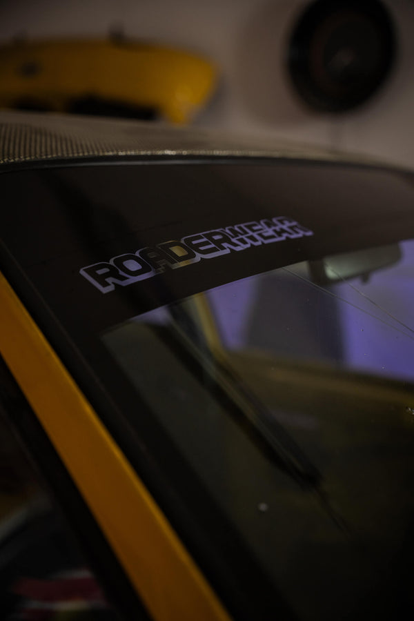 Roaderwear Window Streamer With Die-Cut Logo