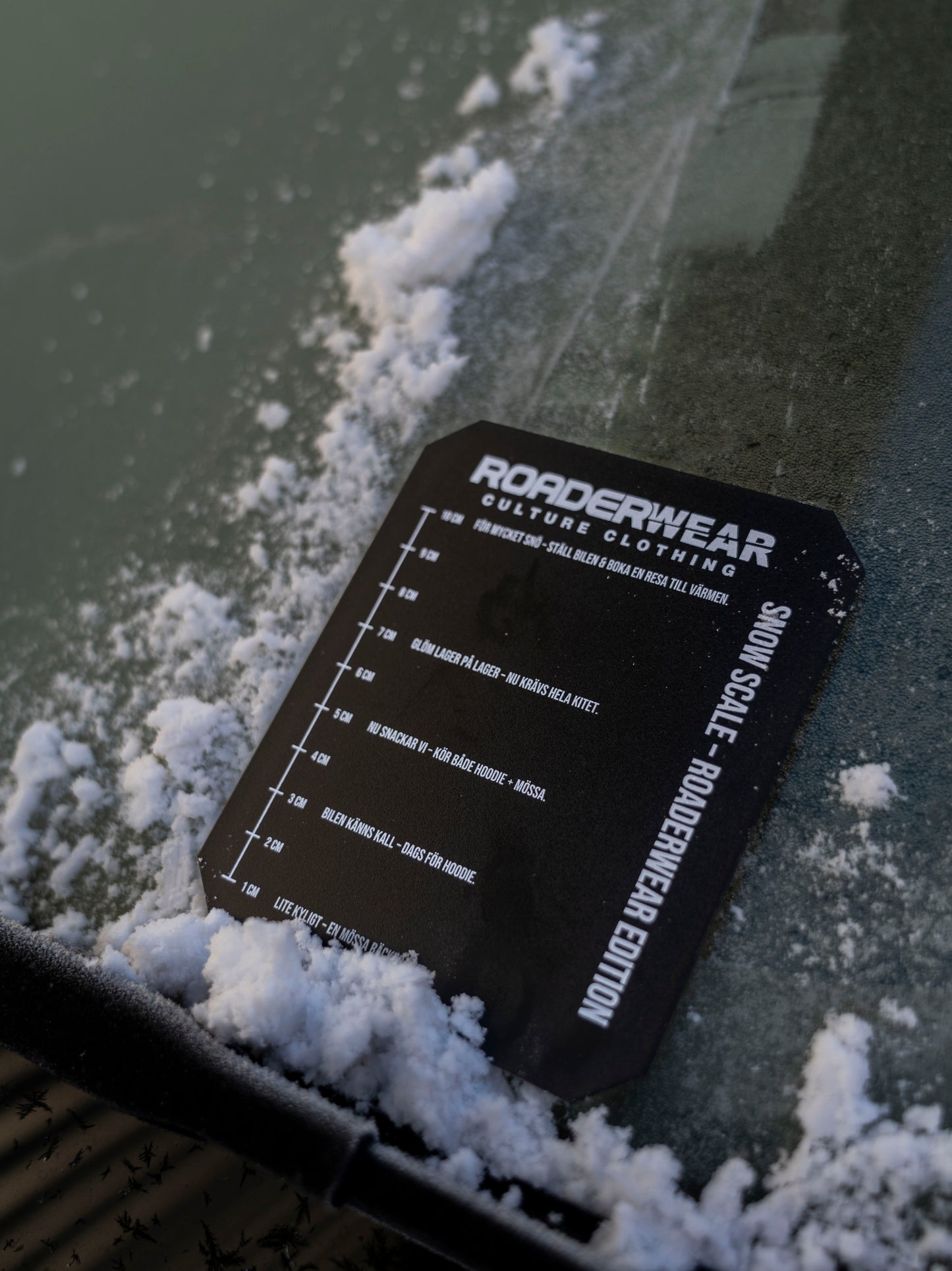 Roaderwear Isskrapa - Snödjupsmätare!