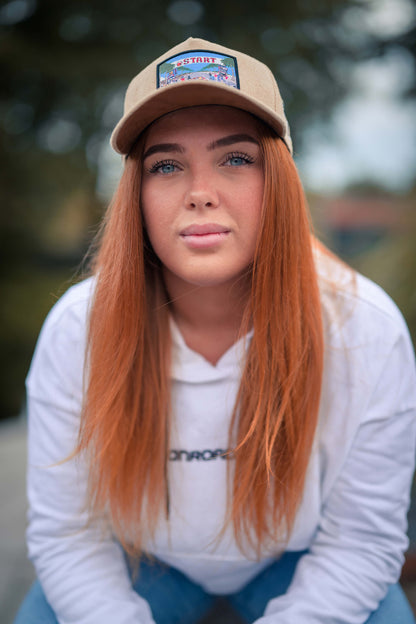 The Sand Outrun Patch Trucker Snapback Classic 5-panel