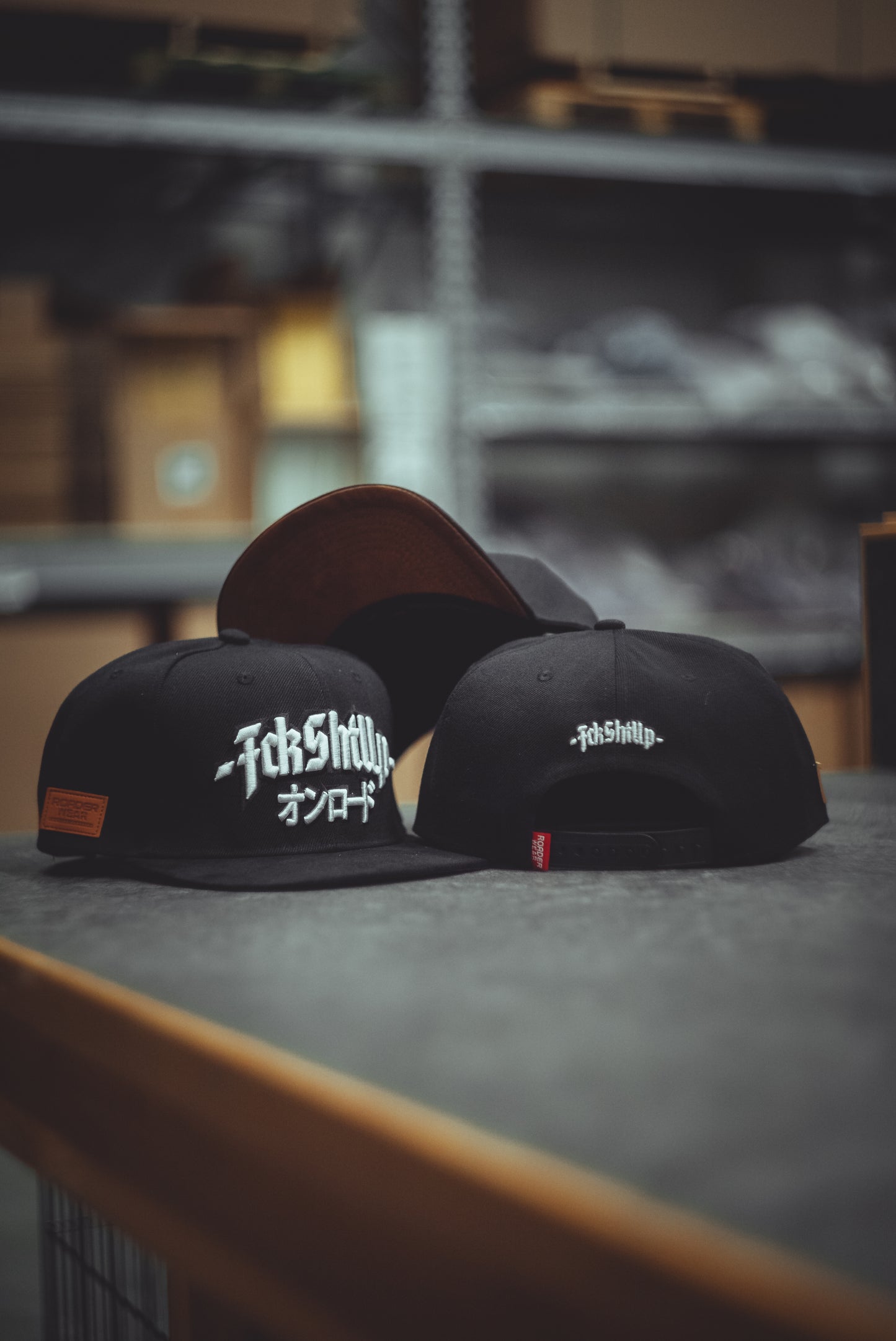 Roaderwear Snapback - The Fckshtup オンロード Black Classic