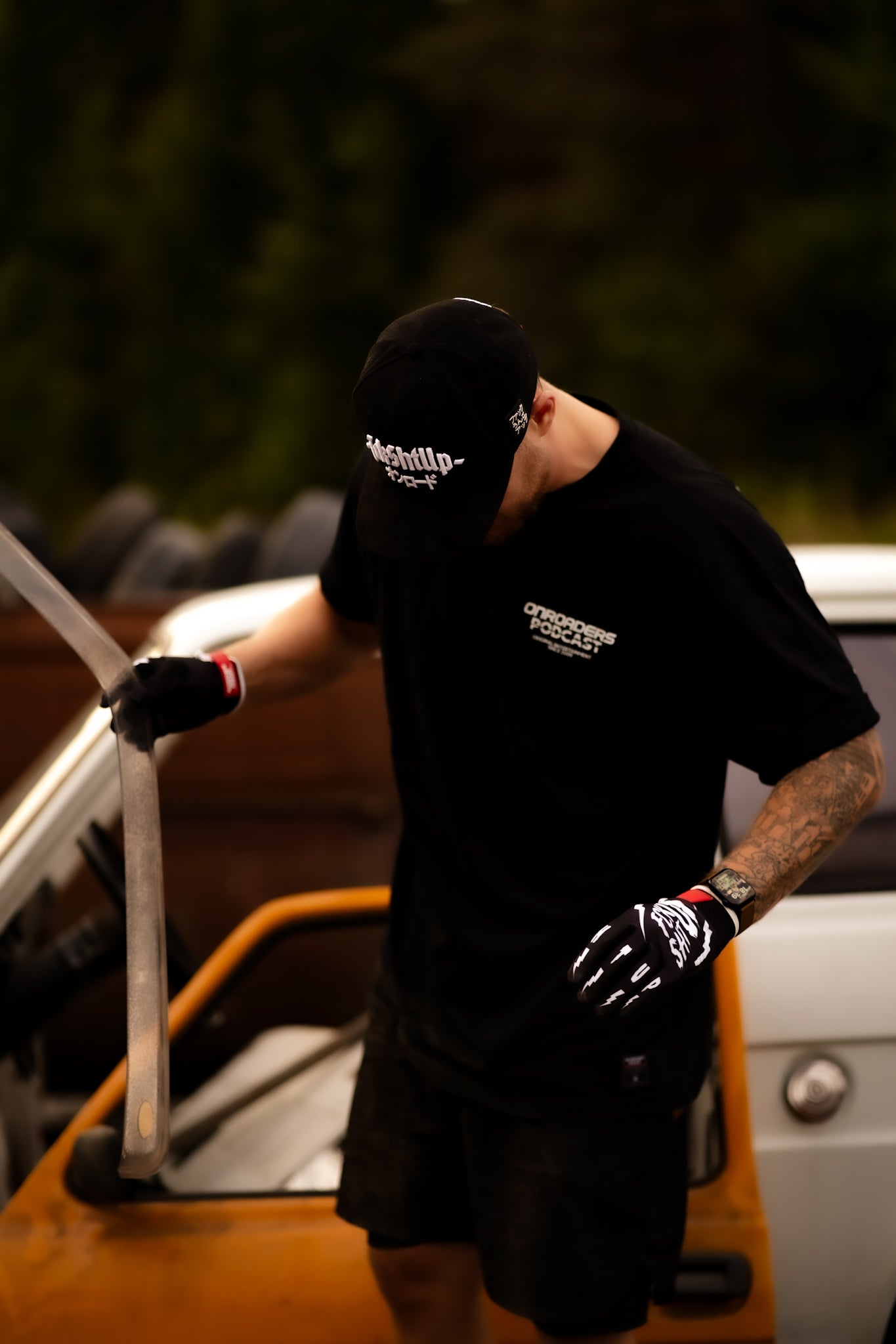 Roaderwear Snapback - The Fckshtup オンロード Black Classic