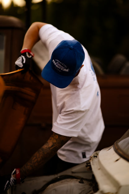 Blue Snapback Manchester Cap Unofficial Clean Car Club