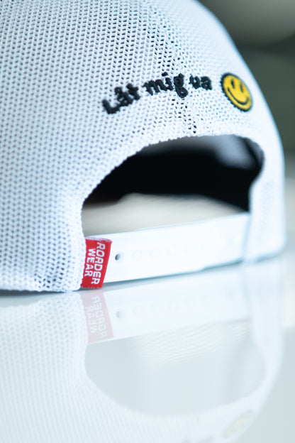 Roaderwear Vit 5-panel Truckerkeps - Låt Mig Va!