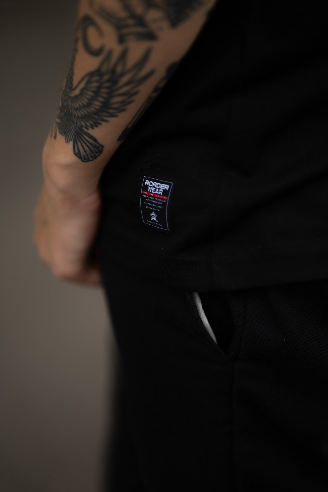 HÜRUNG3 Signatur Great Tits T-shirt Svart