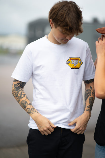 Roaderwear Im Going Nowhere Fast Vit Classic T-shirt
