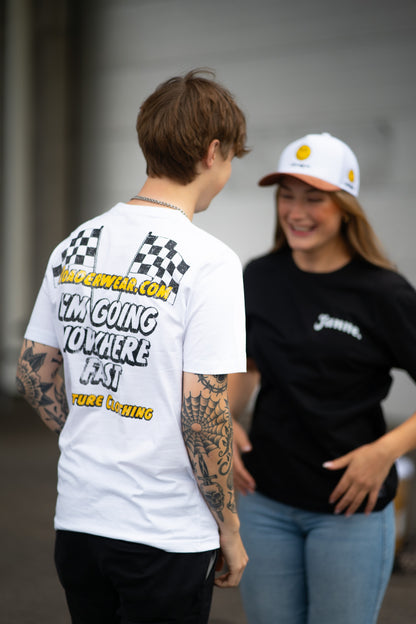 Roaderwear Im Going Nowhere Fast Vit Classic T-shirt