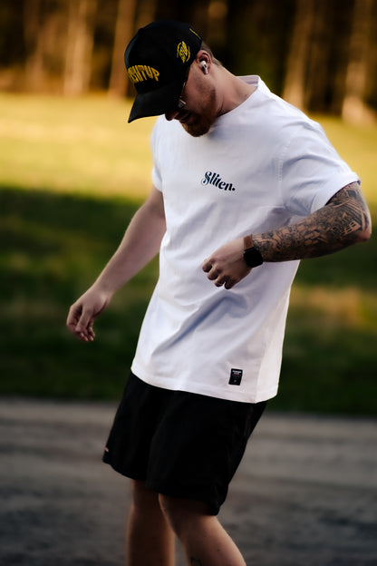 "Sliten" Roaderwear T-shirt Classic Fit - Vit