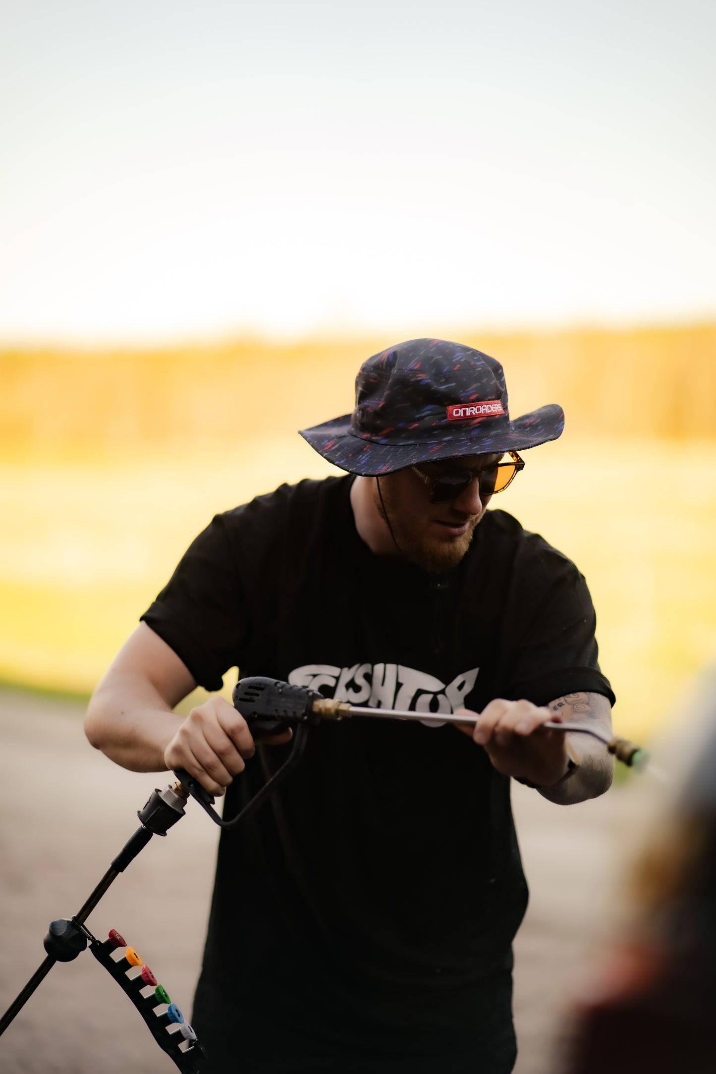 Onroaders Safari Hat / Safarihatt Bar Logo Recaro Look